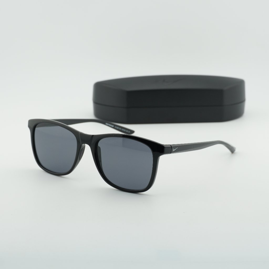 Nike Ev1199 001 Square Unisex Sunglasses - Black/Grey